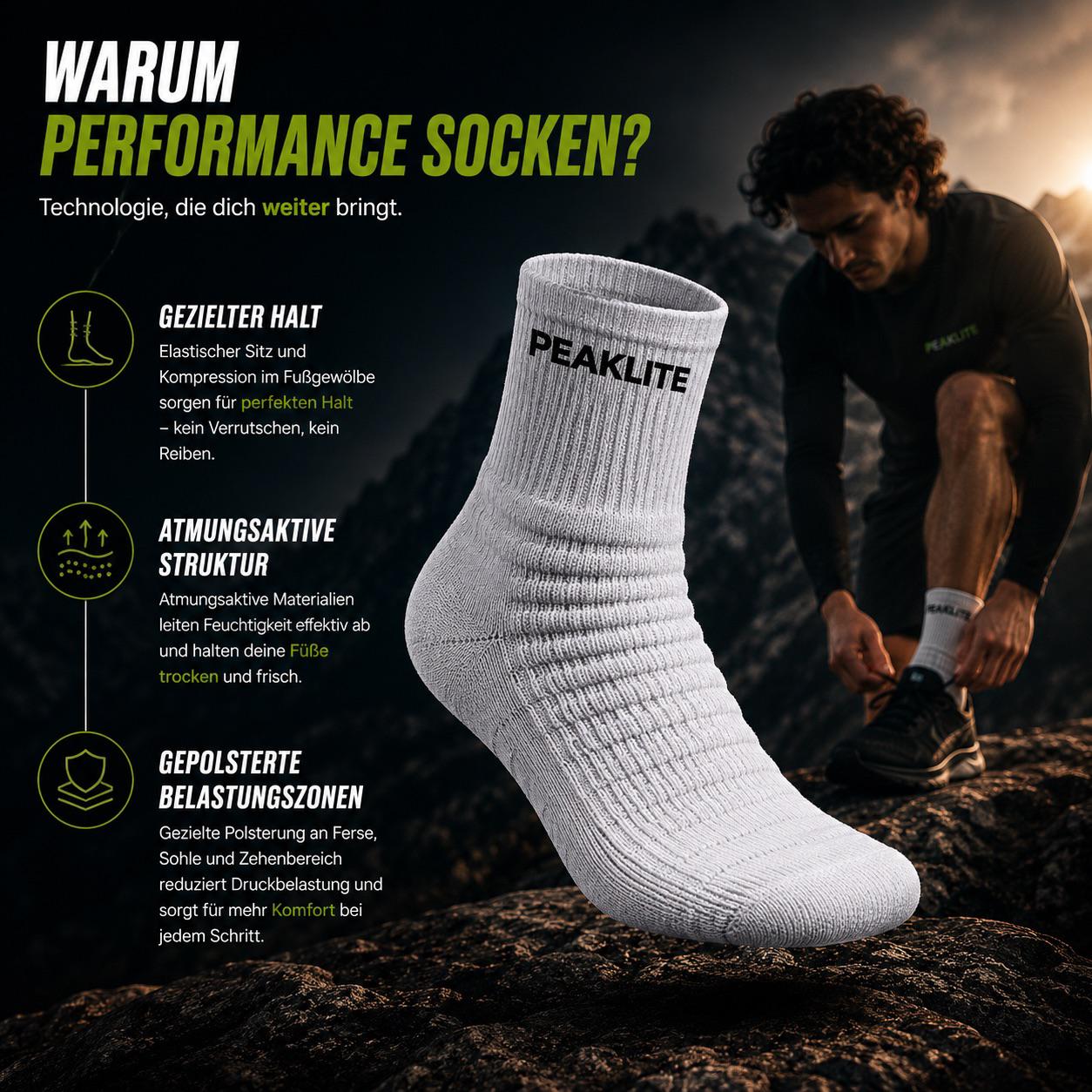 PEAKLITE - Run Socks